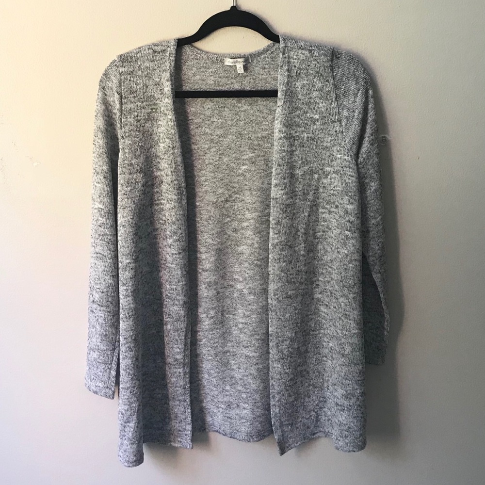 Charlotte Russe Gray Cardigan